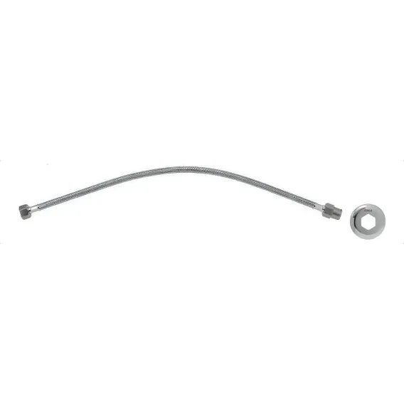 Ligação Flexivel 60cm Malha Aço Inox Deca Original 4607c060 Foto 1