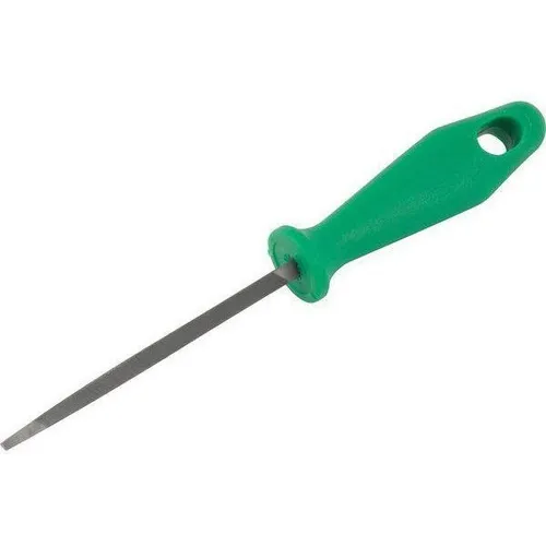 Lima Triangular Delgada Com Cabo 4¨ Nicholson P/ Serrote Foto 1