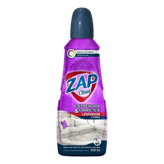 Limpa Carpetes E Estofados Zap Clean 500ml Limpa Tapetes Foto 1