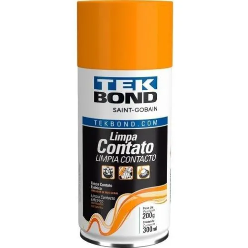 Limpa Contato 300ml Tekbond - Cx / 12 Foto 1