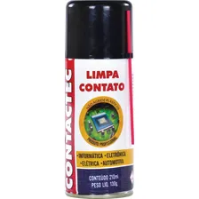 Limpa Contato Contactec 130 Gramas 210ml Implastec Foto mini 2