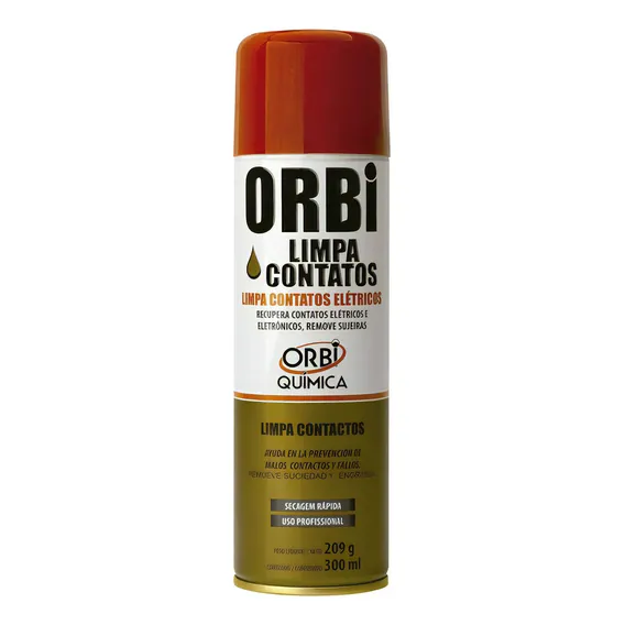Limpa Contato ElĂ©trico Orbi QuĂmica 300ml Secagem Rápida Foto 1