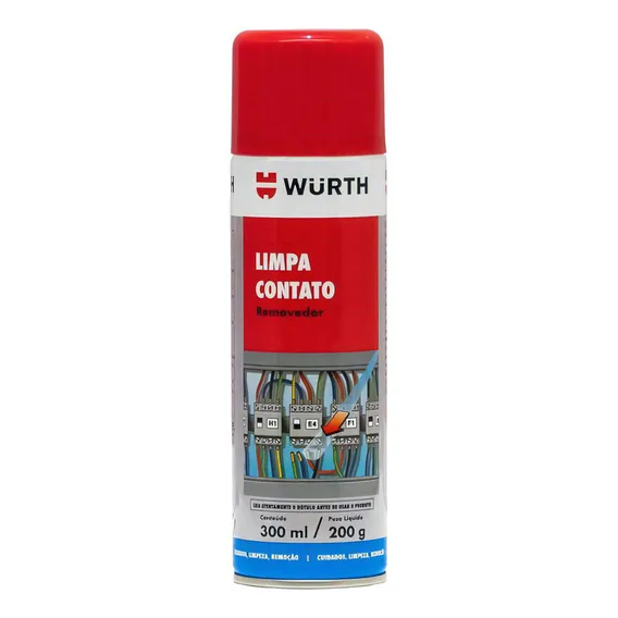 Limpa Contato Spray 300ml Wurth - 389565 Foto 1