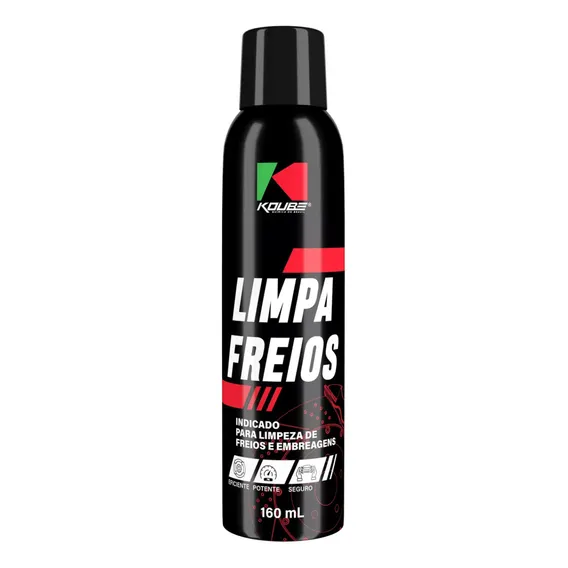 Limpa Freios Embreagem Koube Aerossol Biodegradável 160ml Foto 1