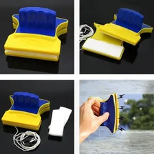Limpa Vidro Magnetico Limpador Vidro Janela Foto mini 2