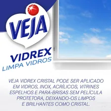 Limpa Vidros Cristal Vidrex 500ml Veja Foto mini  3