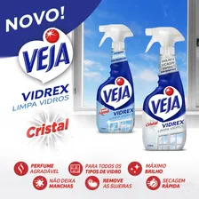 Limpa Vidros Cristal Vidrex 500ml Veja Foto mini  2