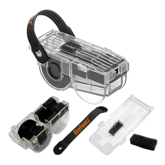 Limpador De Corrente C115 Com 20 Escovas Icetoolz Bike Mtb Foto 1