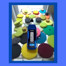 Limpador De Microfibra E Aplicadores Microlav 500ml Vonixx Cor Azul Foto mini 2