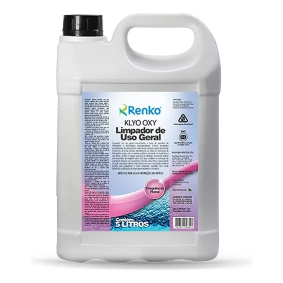 Limpador Multiuso Klyo Oxy Floral 5l Renko Foto 1