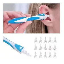 Limpador Removedor De Cera Ouvido Limpeza Orelha Kit 16 Tips Foto mini 1