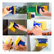 Limpador Vidro Duplo Magnético - Escritório Empresa Limpeza Foto mini 4