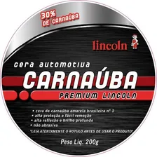 Lincoln Cera De Carnaúba 200g Com Aplicador Nova Embalagem Foto mini 4