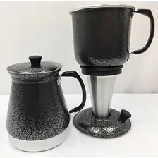 Linda Cafeteira Italiana Econômica AlumÃnio 1,5 Litros Cor Craqueada Foto mini 1