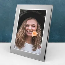 Lindo Porta Retrato 15x20 Cor Prata Matte E Filete Cromado Foto mini 3