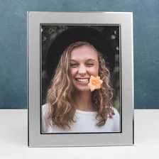 Lindo Porta Retrato 15x20 Cor Prata Matte E Filete Cromado Foto mini 2