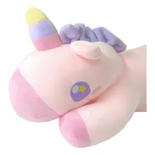 Lindo Unicórnio Fofinho Pelúcia 50cm Travesseiro - Dm Toys Foto mini  2