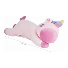 Lindo Unicórnio Fofinho Pelúcia 50cm Travesseiro - Dm Toys Foto mini 4