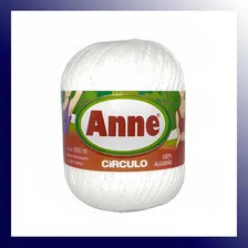 Linha Anne Branca Fio Novelo 500m Crochê Circulo - Cor 8001 Foto mini 1