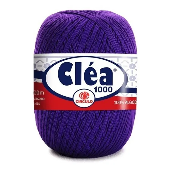 Linha ClĂ©a 1000m Circulo CrochĂȘ Cor 6290 Foto 1