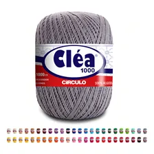 Linha Cléa 1000m Círculo Crochê Fio Sua Cor Cor Aço 8797 Foto  mini 1