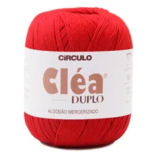 Linha Cléa Duplo Circulo Com 150g 508mts 100% Algodão Cor 3402- Vermelho Circulo Foto  mini 1