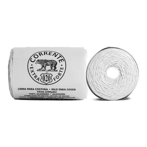 Linha Cordone Urso Glacê Extra Forte Coats Nº00 - Unitário. Cor Branco Foto 1