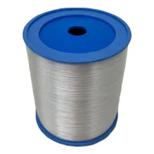 Linha Costura Nylon Transparente 0.20mm 100g Calça Toldos Foto mini 1