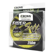 Linha Crown Fiber Soft Monofilamento 0,47mm 42lbs 250m Foto mini  2