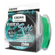 Linha Crown Fiber Soft Verde 0,33mm 250m Foto mini 1