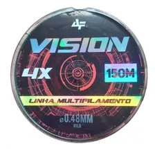 Linha De Multi Filamento - Multifilamento Trançada C/ 4 Fios Cor Dark Green - Vision 4x - 0,48mm Foto mini 2