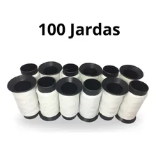 Linha De Pipa 100 Jardas Branca Pacote Com 12 Unidades Foto mini 3