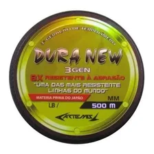 Linha Dura New Amarelo 0,37mm/37lb 18kg 500m Monofilamento Foto mini  2