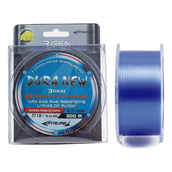 Linha Dura New Mono 3 Gen 0.28mm 17lb/8,28kg 300m - Cores Cor Cor Blue Foto 1