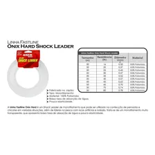 Linha Fastline Onix Hard Shock Leader 0,43mm 25lbs 50 Metros Foto mini 3