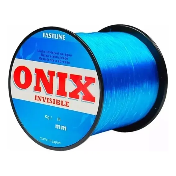 Linha Fastline Onix Invisible Azul 0,33 - 26 Lbs - 500 Mts Foto 1