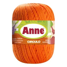 Linha Fio Anne Círculo Crochê Tricô Colorida 500m 295 Tex Cor Laranja Foto mini 1