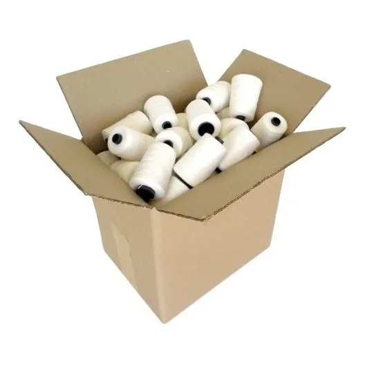 Linha Fio Para Máquina De Costurar Sacaria - 40 Cones C/ Cor Branco Foto 1