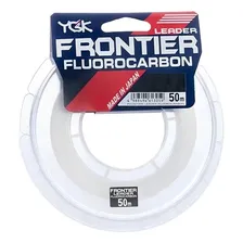 Linha Leader Pesca Ygk Frontier Fluorocarbon 0,48mm 30lb 50m Foto mini 1