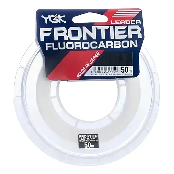 Linha Leader Pesca Ygk Frontier Fluorocarbon 0,48mm 30lb 50m Foto 1