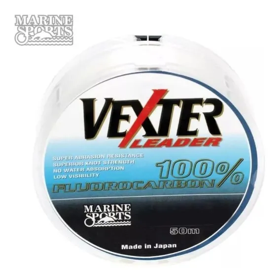 Linha Leader Vexter Fluorcarbon 0.31 Mm Com 50 M Cor Transparente Foto 1