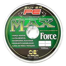 Linha Maruri Multifilamento Max Force 4x Cor Verde Foto mini  3