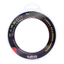 Linha Maruri - Nk Carbon Shock Leader 0,39mm 19,3lb 50m Cor Branco Foto  mini 1
