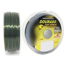 Linha Mazzaferro Dourado Top Force 0,40mm 24,3lb 100m Verde Foto  mini 1