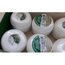 Linha Mercer Crochet N. 40 Cor Branca 240 M Caixa 6 Novelos Cor Branco Foto mini  2