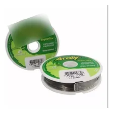 Linha Mono. Araty Superflex 120m 0.50mm - Kit 3 Unidades Cinza Foto mini 1