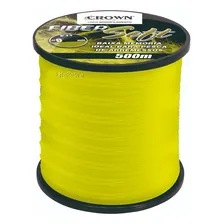 Linha Mono Crown Fiber Soft Yellow 0,37mm 27lb/12,2kg - 500m Foto mini 4