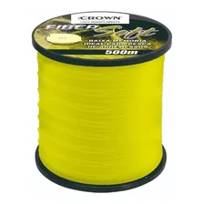 Linha Mono Crown Fiber Soft Yellow 0,43mm 37lb/16,8kg - 500m Foto mini 1