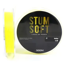 Linha Monofil Albatroz Stum Soft 0,30mm (8,7kg) - 300 Metros Cor Yellow Foto mini 4