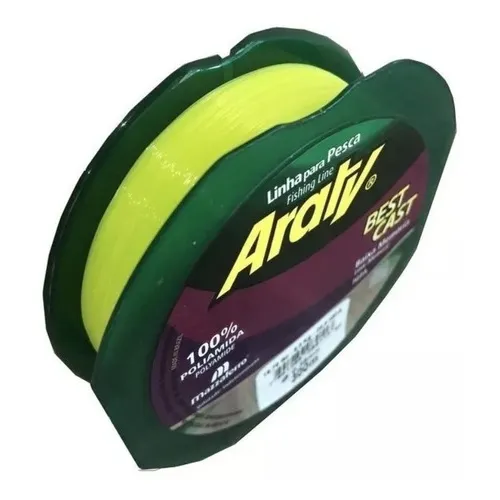 Linha Monofilamento Araty Best Cast 0,30mm 300m Amarelo Foto 1